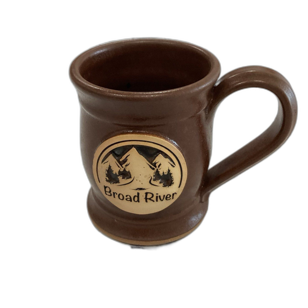 Handmade USA Grey Fox Pottery “Broad River” Mug. LNWOT